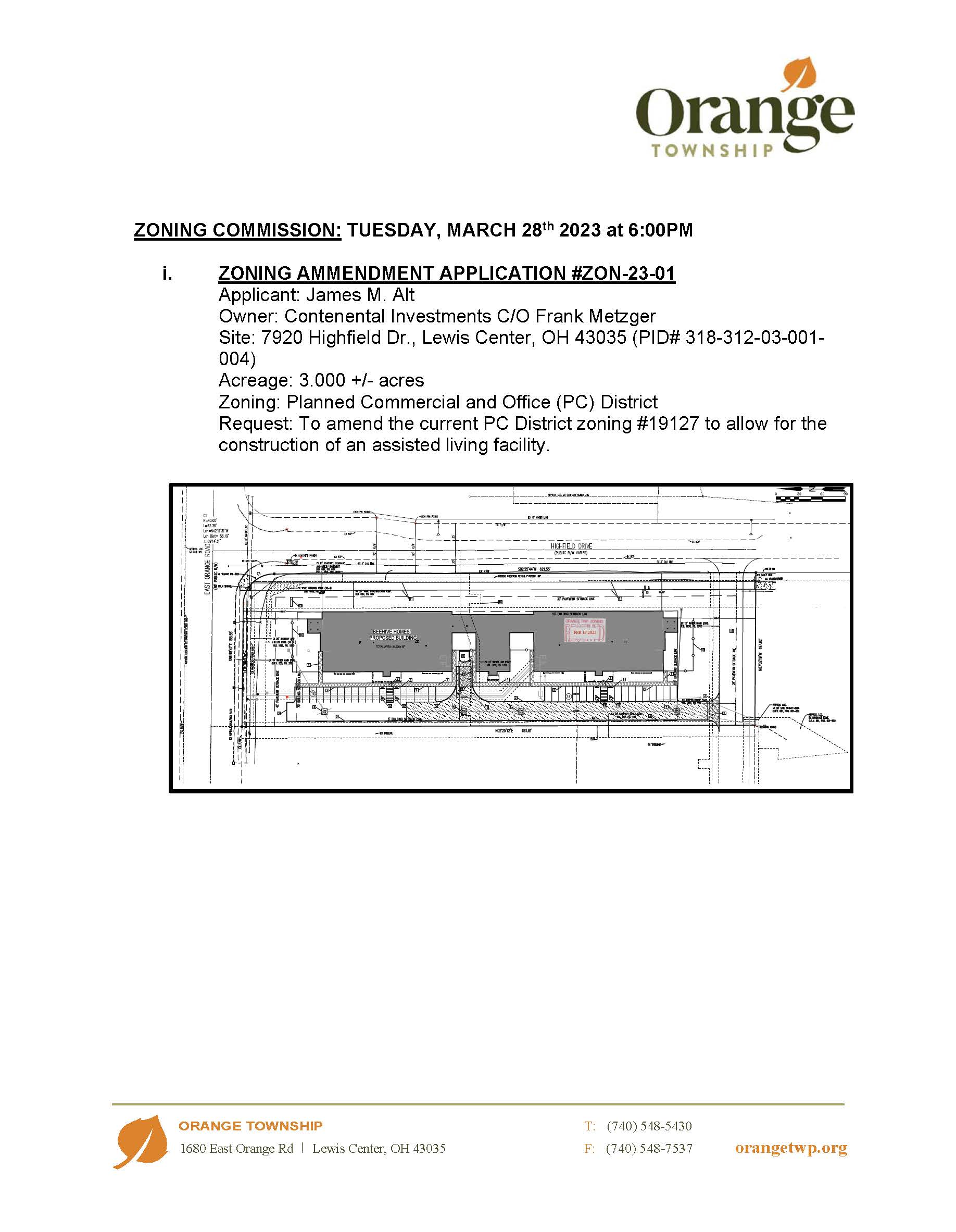 Zoning Commission Orange Township, OH Official site