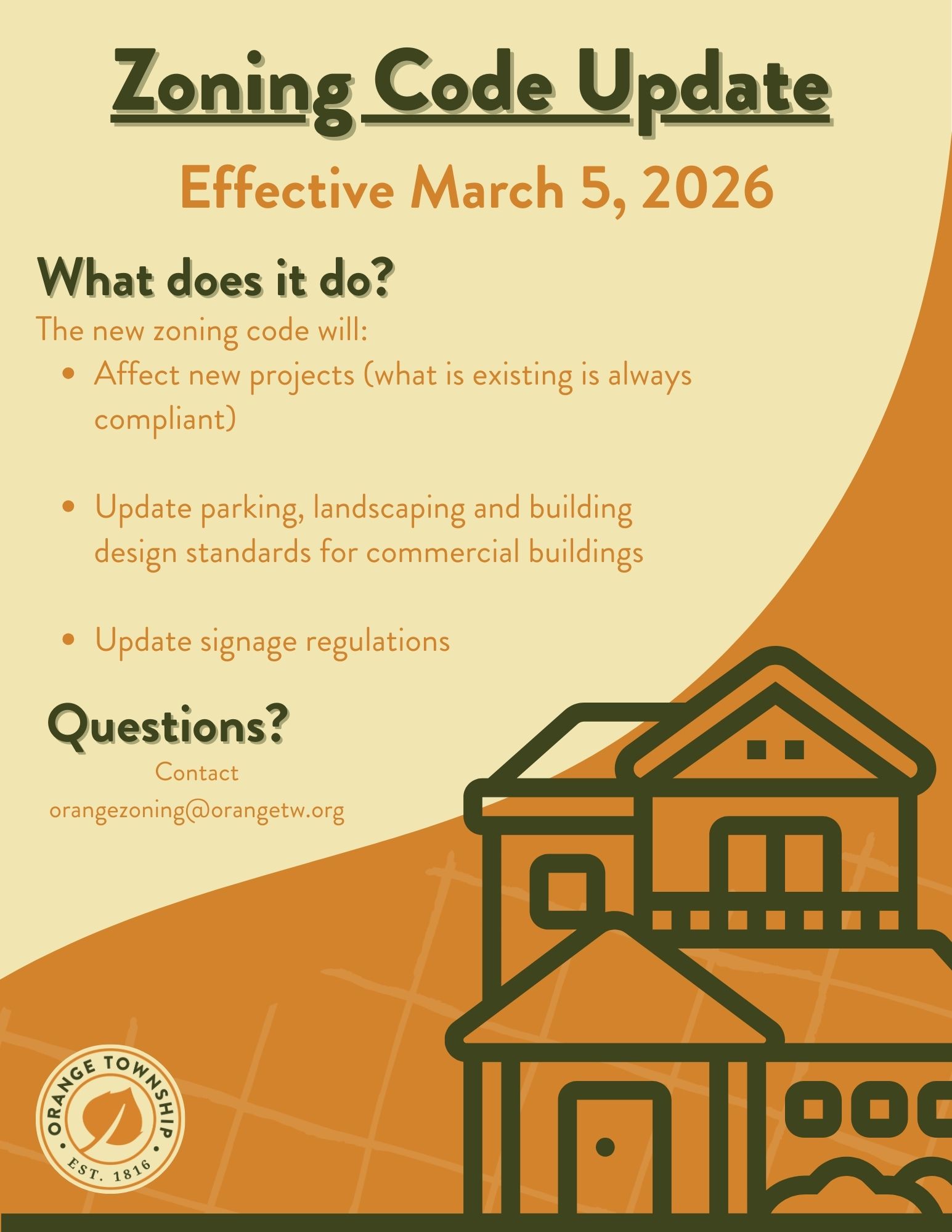 New Zoning Code! - Orange Township, OH - Official Website
